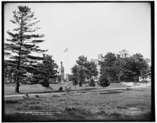 General view from the south, M.M.A., Orchard Lake, Michigan, between 1890 and 1901. Creator: Unknown