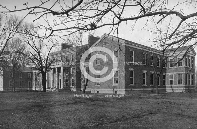 General view, Hospital for the Illinois Central Railroad Company, Paducah, Kentucky, 1922. Artist: Unknown.