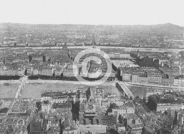 General view, Lyons, France, 1895.  Creator: Unknown.