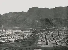 General view showing the Camel Market, Aden, 1895. Creator: W & S Ltd