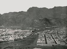 General view showing the Camel Market, Aden, 1895. Creator: W & S Ltd