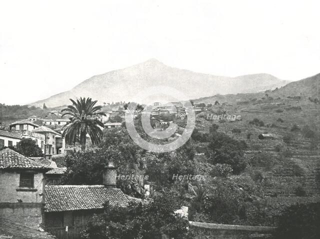 General view showing the Peak, Tenerife, Canaries, Spain, 1895.  Creator: Unknown.