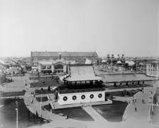 General view, the All-Russia Exhibition, Nizhny Novgorod, Russia, 1896. Artist: Maxim Dmitriev