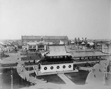General view, the All-Russia Exhibition, Nizhny Novgorod, Russia, 1896. Artist: Maxim Dmitriev