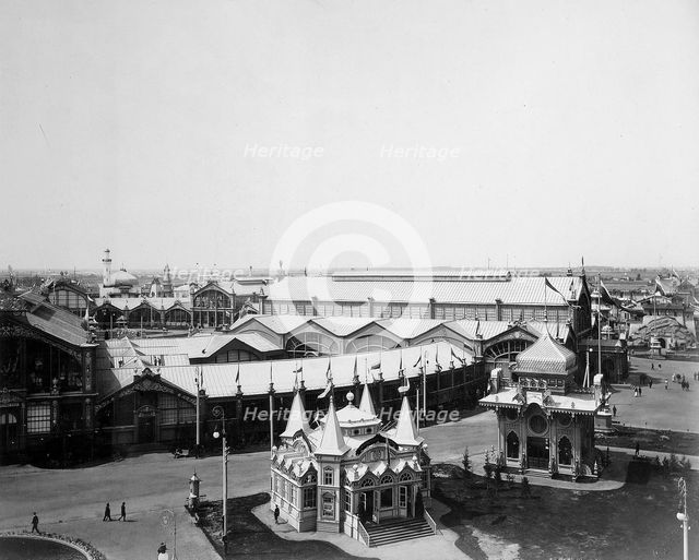 General view, the All-Russia Exhibition, Nizhny Novgorod, Russia, 1896.  Artist: Maxim Dmitriev
