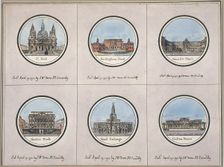 General views of London, 1792. Artist: Anon