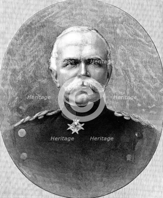 General von Caprivi, the new Chancellor of the German Empire, 1890. Creator: P Naumann.