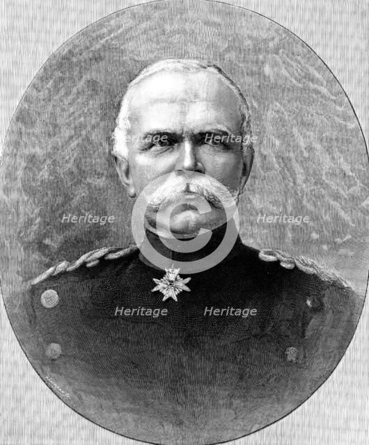 General von Caprivi, the new Chancellor of the German Empire, 1890. Creator: P Naumann.