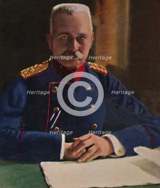 'General von Falkenhayn 1861-1922', 1934. Creator: Unknown.
