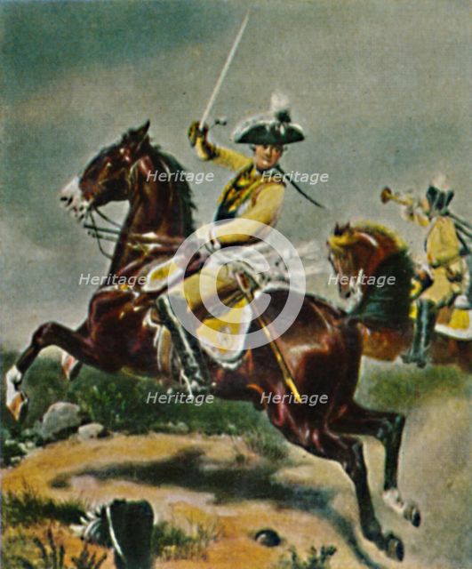 'General von Seydlitz 1721-1773. - Gemälde von Camphausen', 1934. Creator: Unknown.