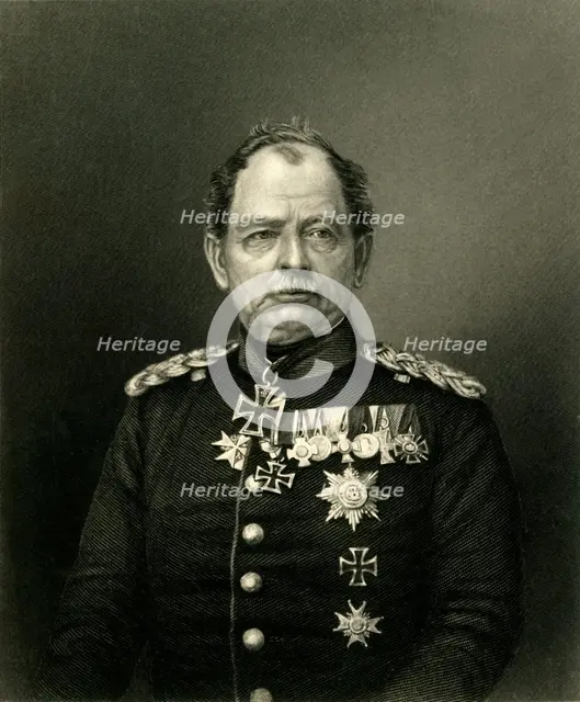 'General Von Werder', c1872. Creator: Cook.