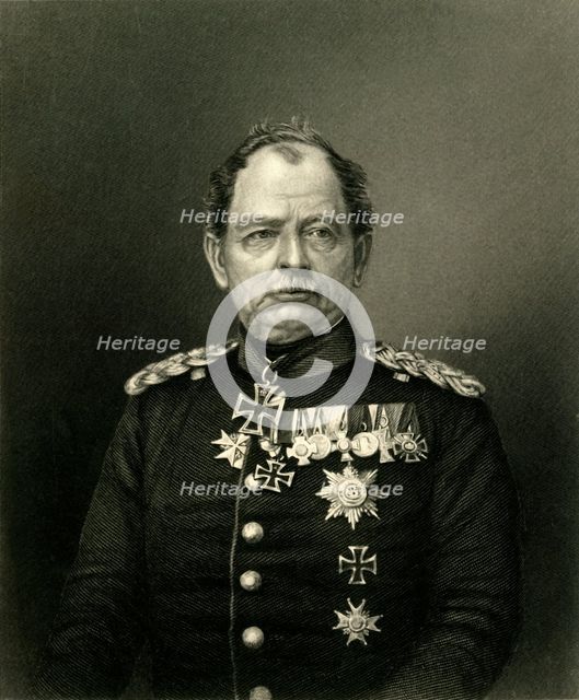 'General Von Werder', c1872. Creator: Cook.