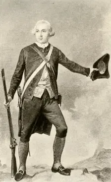 General Warren, in the dress of a minute-man c1760, (1937). Creator: Unknown