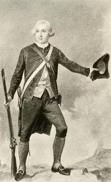 General Warren, in the dress of a minute-man c1760, (1937). Creator: Unknown