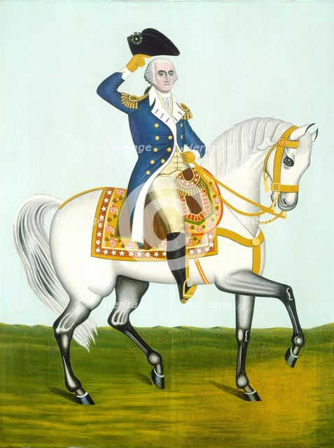 General Washington on a White Charger, 1835 or after. Creator: Unknown.