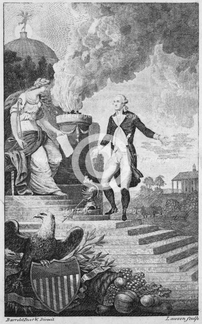 General Washington's Resignation, 1799. Creator: Alexander Lawson.