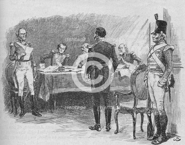 'General Whitelocke Was Tried By Court-Martial', 1902. Artist: Gordon Frederick Browne.