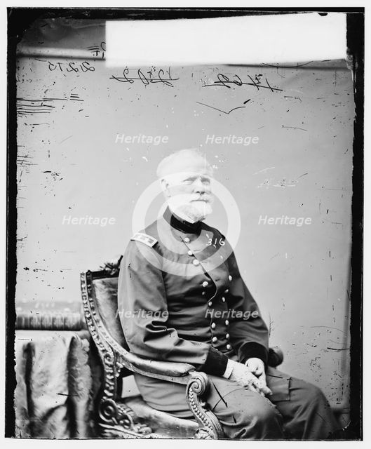 General William S. Harney, US Army, between 1860 and 1875. Creator: Unknown.