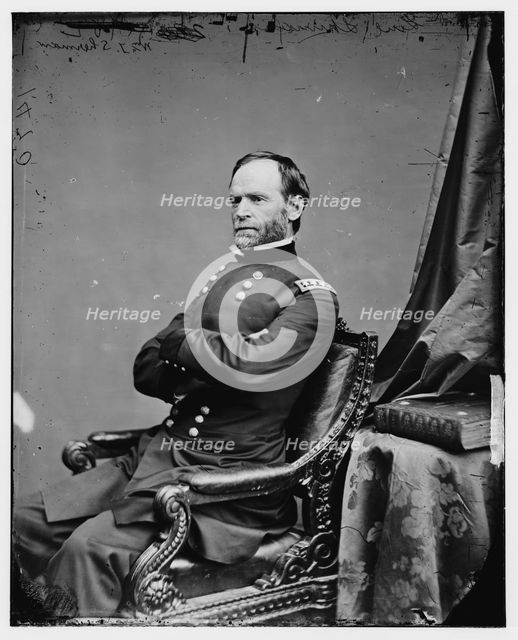 General William T. Sherman, US Army, 1869. Creator: Unknown.