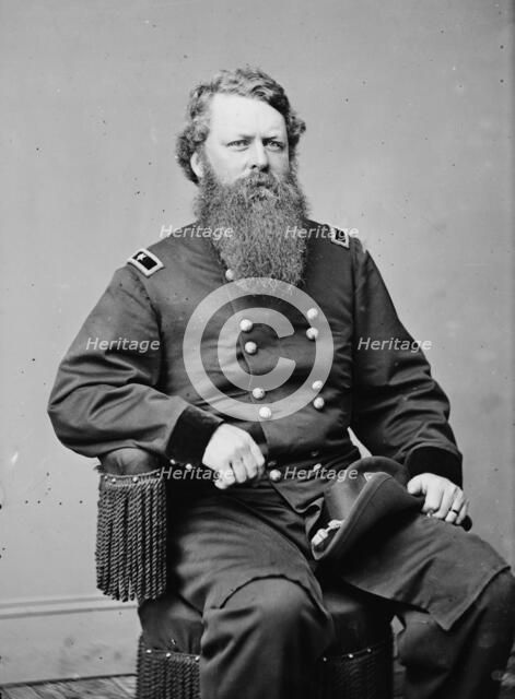 General William W. Belknap, US Army, between 1855 and 1865. Creator: Unknown.