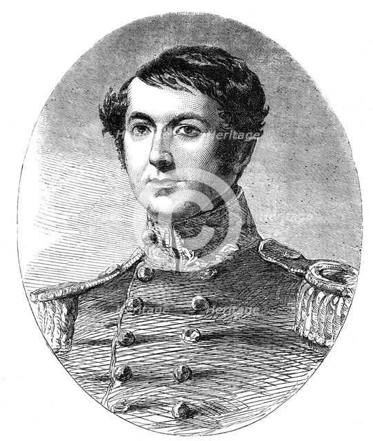 General Williams, "The Hero of Kars" - from a family portrait, 1856.  Creator: Unknown.