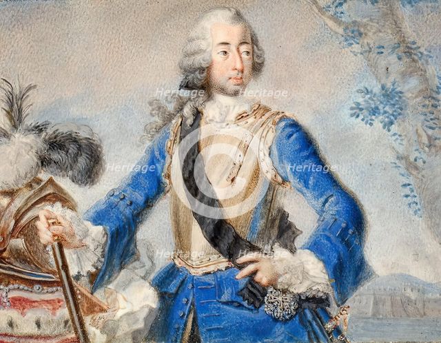 General with armour, ducal hat and helmet, 1720/1740. Creator: Unknown.