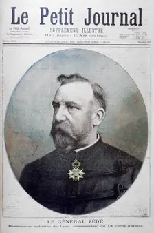General Zede, military governor of Lyon, France, 1895. Creator: F Meaulle