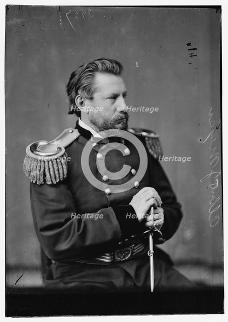 General Albert J. Myer, US Army, between 1870 and 1880. Creator: Unknown.