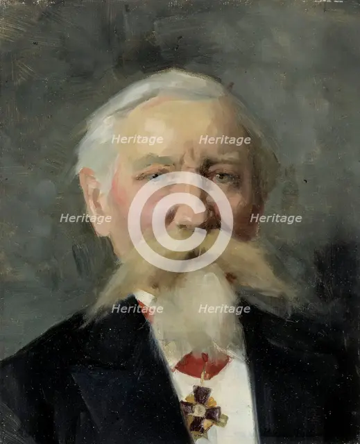 General Albert Westermarck, 1880-1885. Creator: Helena Westermarck.