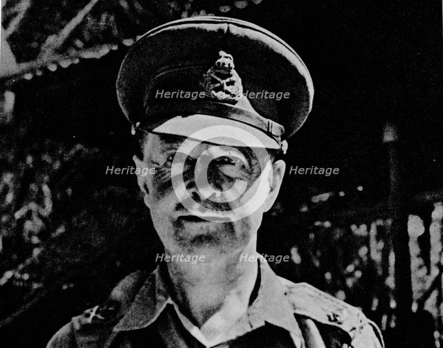General Alexander, commander of British forces in North Africa, 1942 (1944). Artist: Unknown.