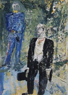 General and gentleman in tails, 1931/1933. Creator: Wilhelm Thony