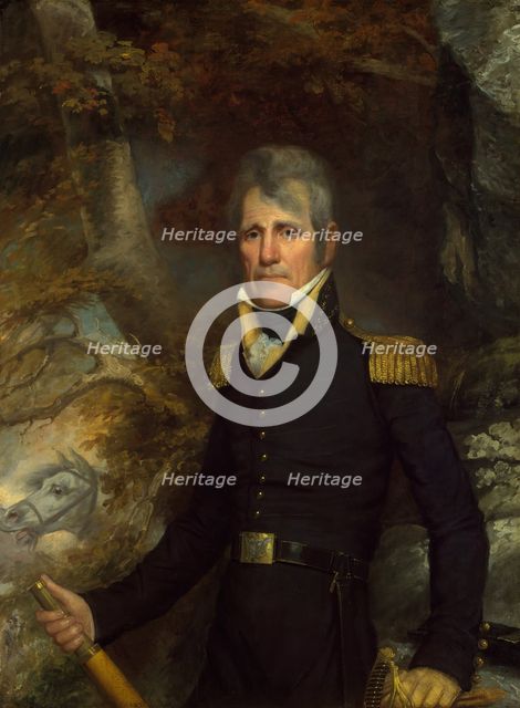 General Andrew Jackson, ca. 1819. Creator: John Wesley Jarvis.
