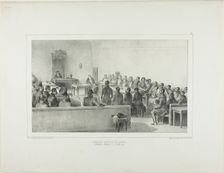 General Assembly of the Boyards, Bucharest, Wallachia, July 15, 1837, 1839. Creator: Auguste Raffet