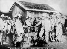 General Arolas and his military chiefs, (1896), 1920s
