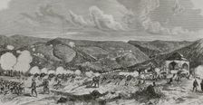 General attack by the Austro-Hungarian army, Bosnian uprising, Sarajevo, 19 August 1878. Creator: Eugenio Vela