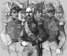 General Baraguay D'Hilliers, French Minister at Constantinople, and his staff 1849 1854. Creator: Unknown