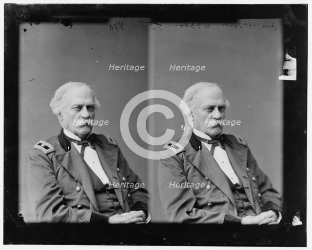 General Benjamin Alvord, 1865-1880. Creator: Unknown.