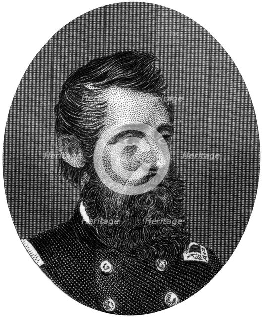 General Benjamin Henry Grierson, Union cavalry general, 1862-1867.Artist: J Rogers