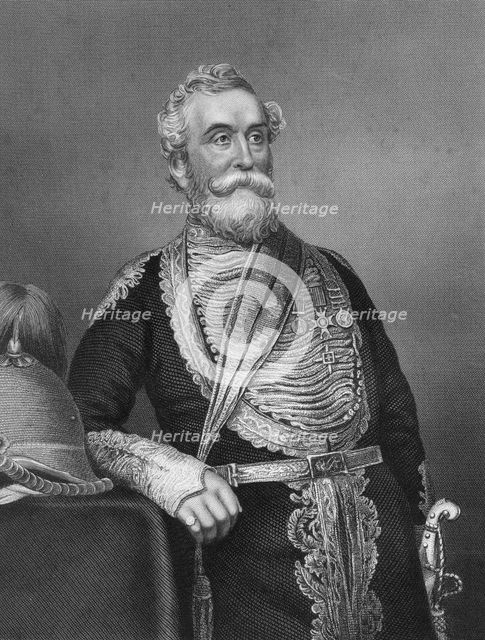 General Beatson, British soldier, 1857.Artist: DJ Pound