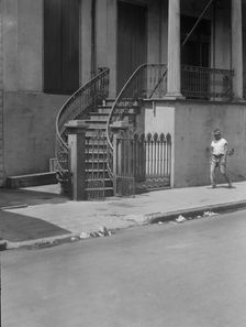 General Beauregard's house, 1113 Chartres Street, New Orleans, between 1920 and 1926. Creator: Arnold Genthe