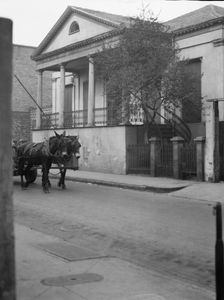 General Beauregard's house, 1113 Chartres Street, New Orleans, between 1920 and 1926. Creator: Arnold Genthe