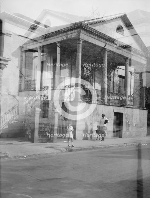 General Beauregard's house, 1113 Chartres Street, New Orleans, between 1920 and 1926. Creator: Arnold Genthe.