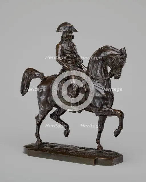General Bonaparte on Horseback, model c. 1838, cast after 1847. Creator: Antoine-Louis Barye.