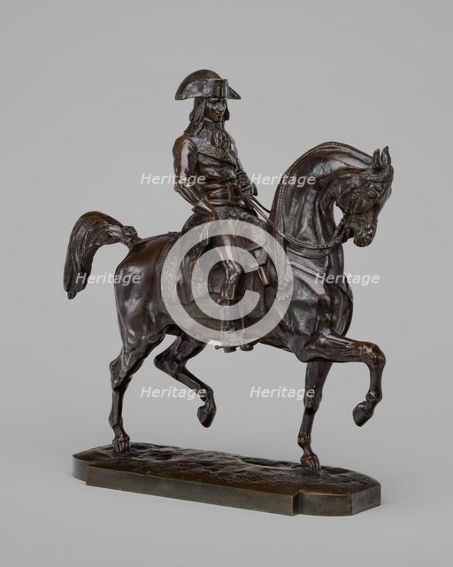 General Bonaparte on Horseback, model c. 1838, cast after 1847. Creator: Antoine-Louis Barye.