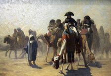 General Bonaparte with His Military Staff in Egypt 1863. Artist: Jean-Leon Gerome
