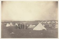 General Bosquet's Quarters looking toward Mackenzie Farm, 1855. Creator: Roger Fenton