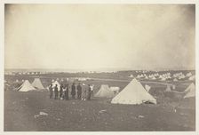 General Bosquet's Quarters looking toward Mackenzie Farm, 1855. Creator: Roger Fenton