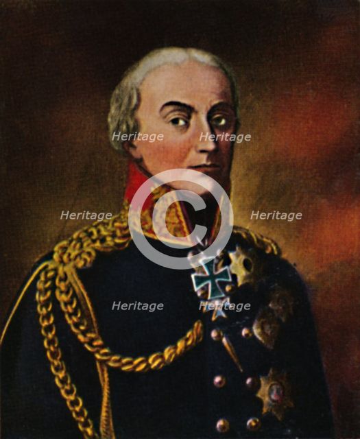'General Bülow von Dennewitz 1755-1816. - Gemälde von Gebauer', 1934. Creator: Unknown.