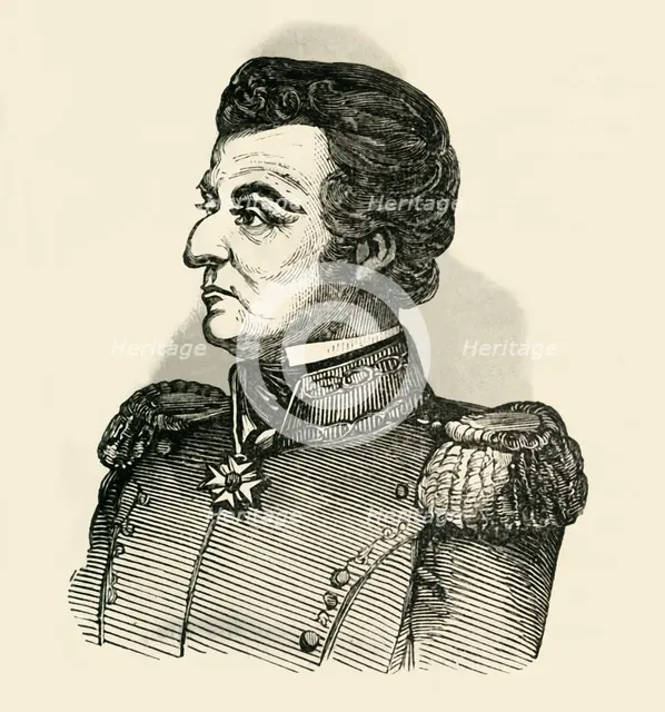 'General Bustamente', 1849. Creator: Unknown.