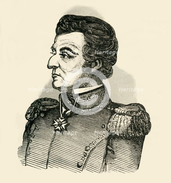 'General Bustamente', 1849. Creator: Unknown.